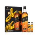 Johnnie Walker Black Label 750ml W/ 2 50ml Gold & Double Black - LoveScotch.com