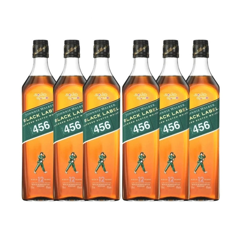 Johnnie Walker Black Label X Squid Games Edition 6 Bottle Bundle Pre-Order - LoveScotch.com