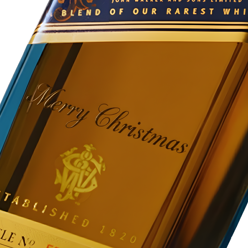 Johnnie Walker Blue Label - "Merry Christmas" Engraved Edition - LoveScotch.com
