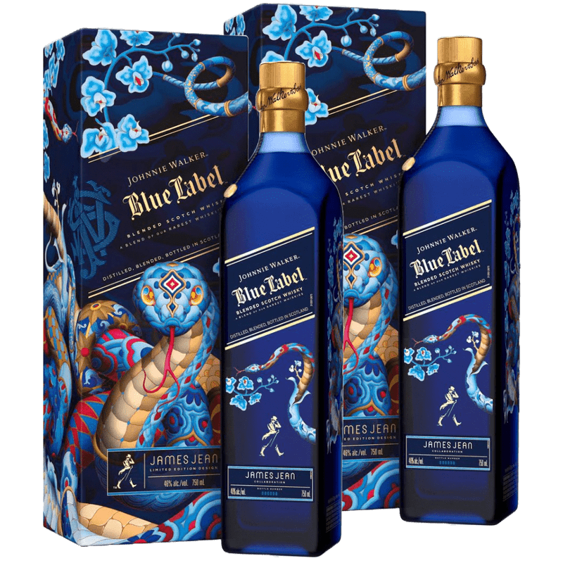 Johnnie Walker Blue Label 'Year Of The Snake' Blended Scotch Whisky Duo Pre-Order - LoveScotch.com