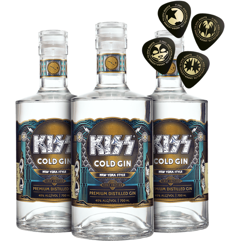 KISS Cold Gin Buy 2 get 3 + 4 Guitar Picks Bundle - LoveScotch.com