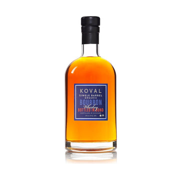 KOVAL Single Barrel Organic Bourbon Bottled in Bond bottle