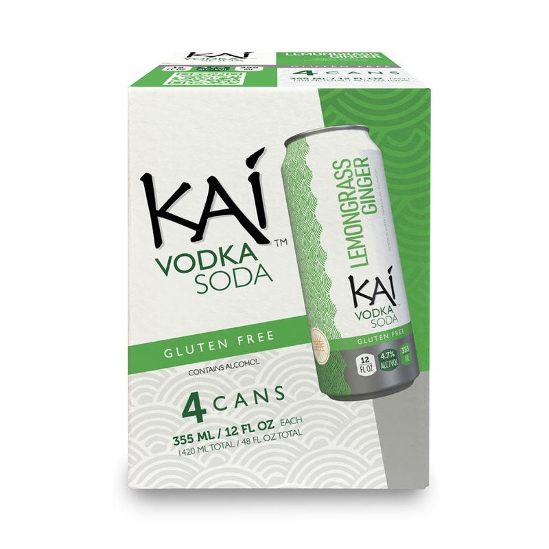 Kai Spirits Ginger Lemongrass Vodka Soda 4-Pack - LoveScotch.com