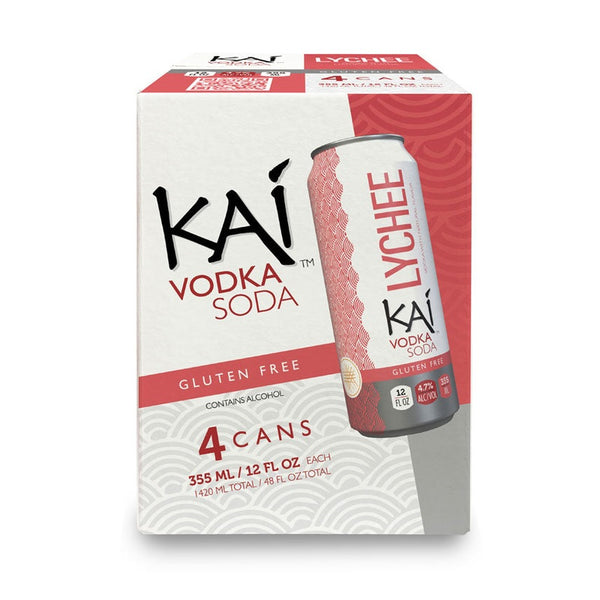 Kai Spirits Lychee Vodka Soda 4-Pack – LoveScotch.com