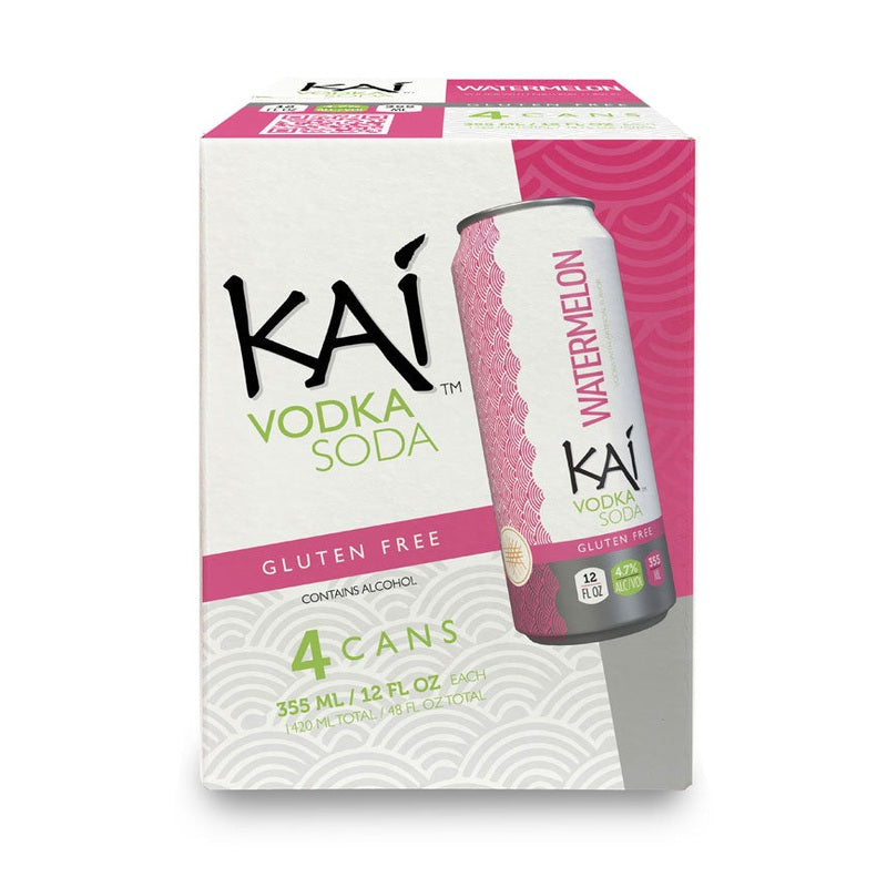 Kai Spirits Watermelon Vodka Soda 4-Pack โ LoveScotch.com