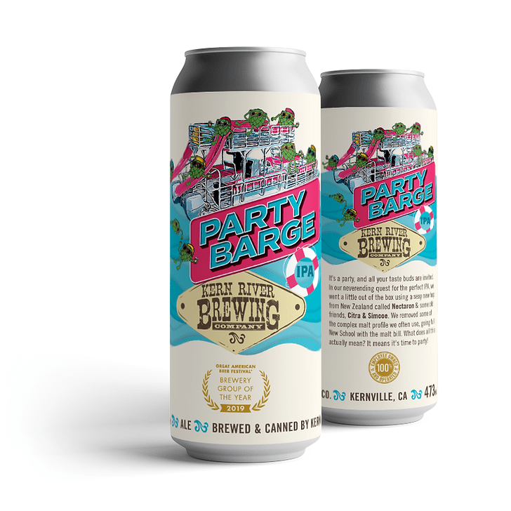 Kern River Brewing Co. Party Barge IPA Beer 4-Pack - LoveScotch.com