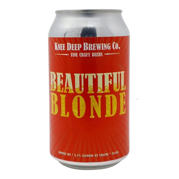 Knee Deep Brewing Co. 'Beautiful Blonde' Blonde Ale Beer 6-Pack - LoveScotch.com