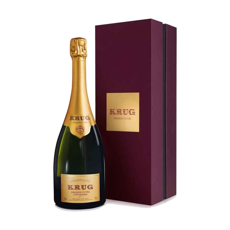 Krug Champagne Brut Grande Cuvee 172nd Edition w/ Gift Box - LoveScotch.com