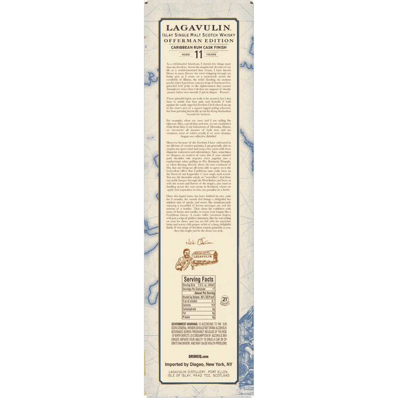 Lagavulin 11 Year Offerman Edition Caribbean Rum Cask Finish Pre-Sale - LoveScotch.com 