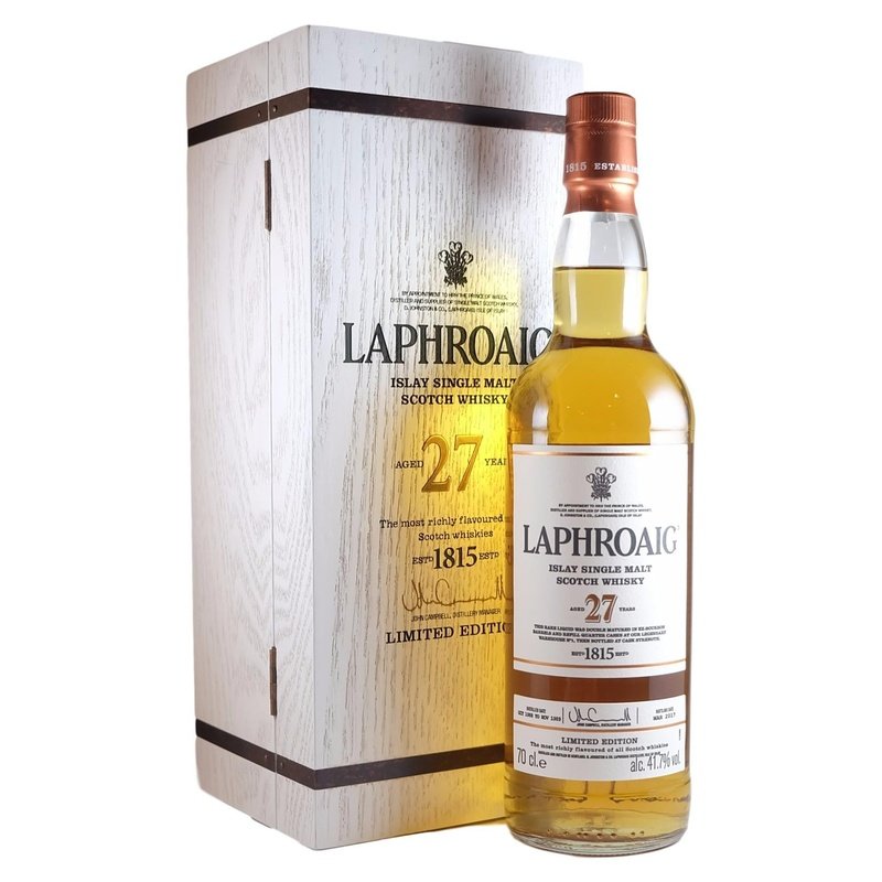 Laphroaig 27 Year Old Single Islay Malt Scotch Whisky - LoveScotch.com