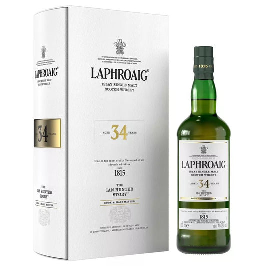 Laphroaig 34 Year Old 'The Ian Hunter Story Book 4: Malt Master' Islay Single Malt Scotch Whisky - LoveScotch.com 