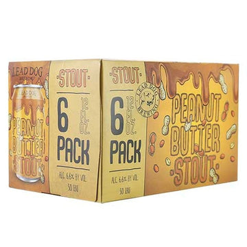 Lead Dog Brewing Peanut Butter Stout Beer 6-Pack - LoveScotch.com