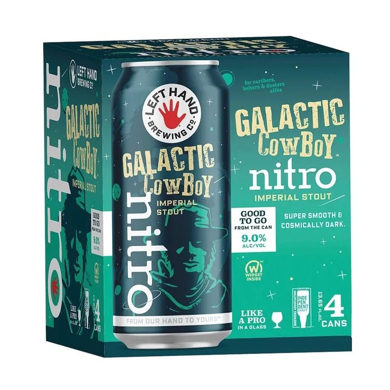 Left Hand Brewing Galactic Cowboy Imperial Stout Beer 4-Pack - ForWhiskeyLovers.com