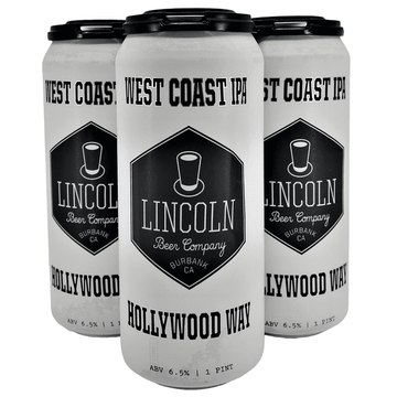 Lincoln Beer Co. Hollywood Way West Coast IPA Beer 4-Pack - LoveScotch.com