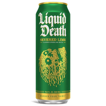 Liquid Death Severed Lime Flavored Sparkling Water - LoveScotch.com