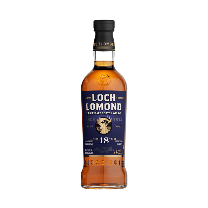 Loch Lomond Single Malt Scotch Caramelised Apple and Wood Smoke 18 Year - LoveScotch.com