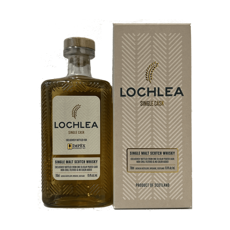 Lochlea Ex-Islay Peated Cask Single Cask Single Malt Scotch Whisky - LoveScotch.com 