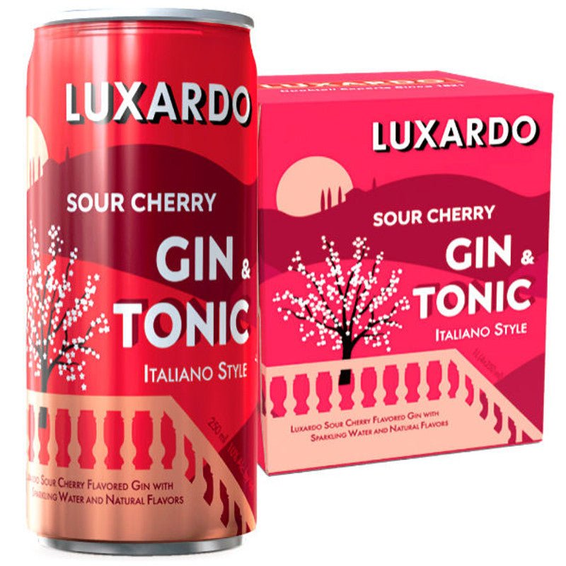 Luxardo Sour Cherry Gin & Tonic 4-Pack - LoveScotch.com