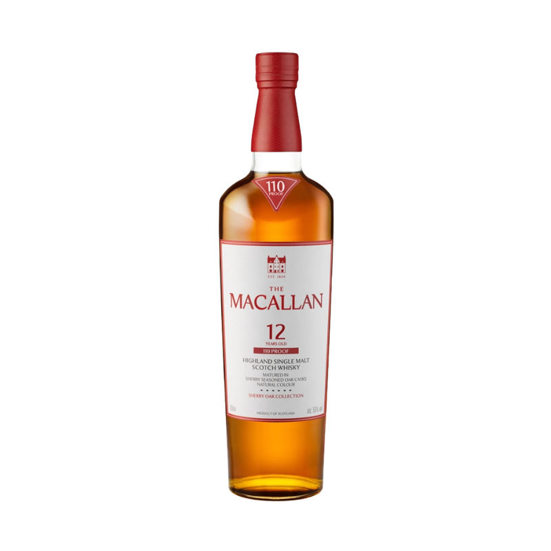 Macallan 12 Year Sherry Oak 110 Proof Single Malt – LoveScotch.com