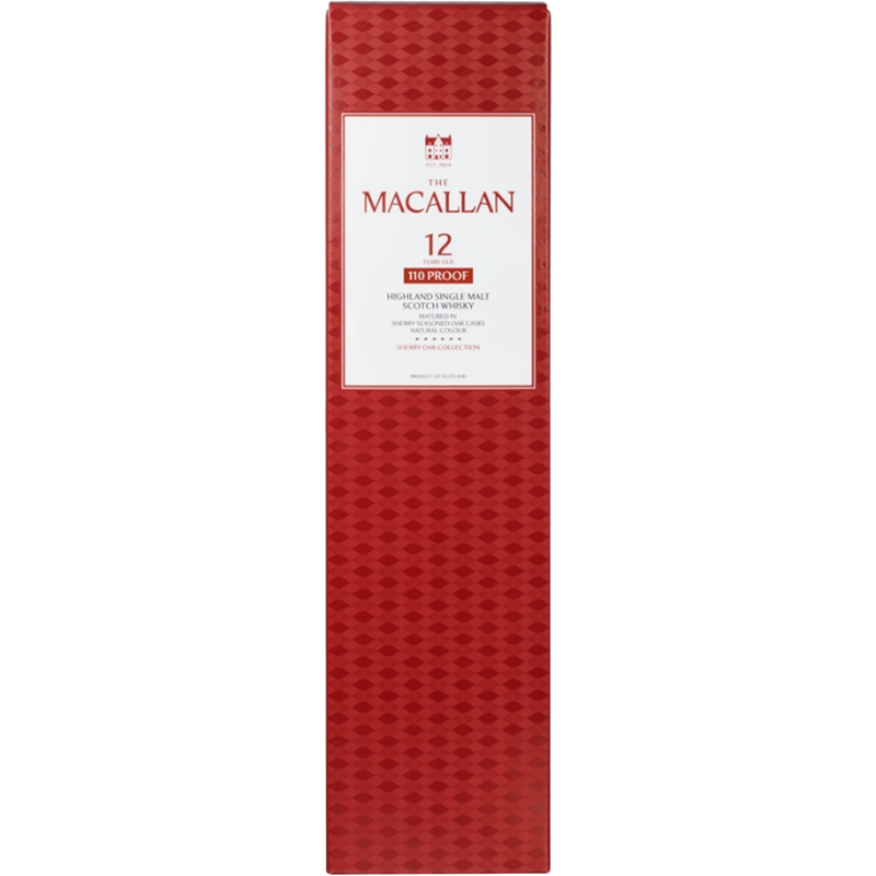 Macallan 12 Year Sherry Oak 110 Proof Single Malt – LoveScotch.com