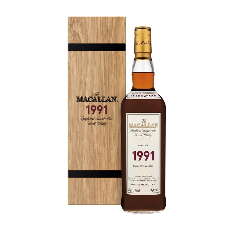 Macallan Fine & Rare Single Malt Scotch Whisky 1991 Vintage - LoveScotch.com