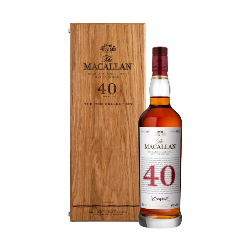 Macallan Red Collection 40 Year Old Single Malt Scotch Whisky - LoveScotch.com