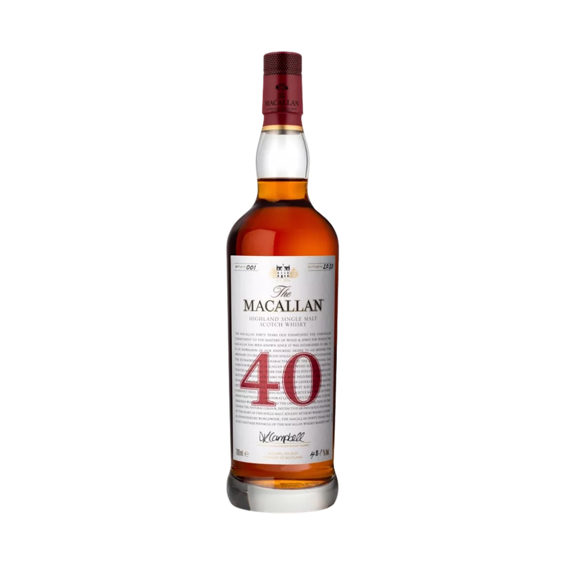 Macallan Red Collection 40 Year Old Single Malt Scotch Whisky - LoveScotch.com