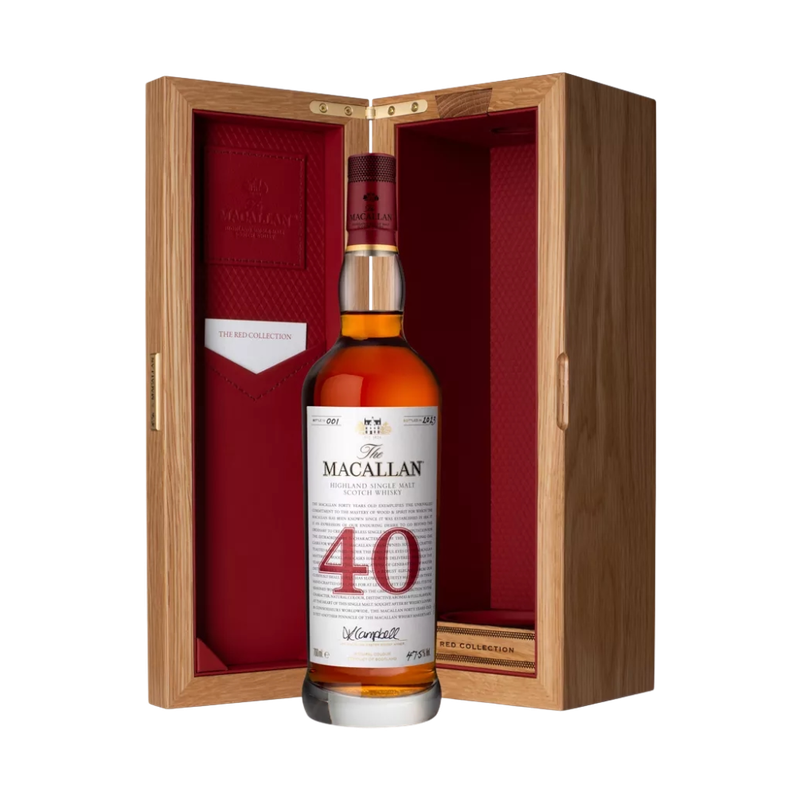 Macallan Red Collection 40 Year Old Single Malt Scotch Whisky - LoveScotch.com