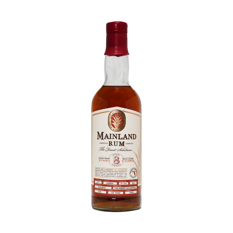 Mainland American Rum Co. Hazmat Single Cask Florida 8 Year Old Sherry Cask Rum Pre-Order - LoveScotch.com