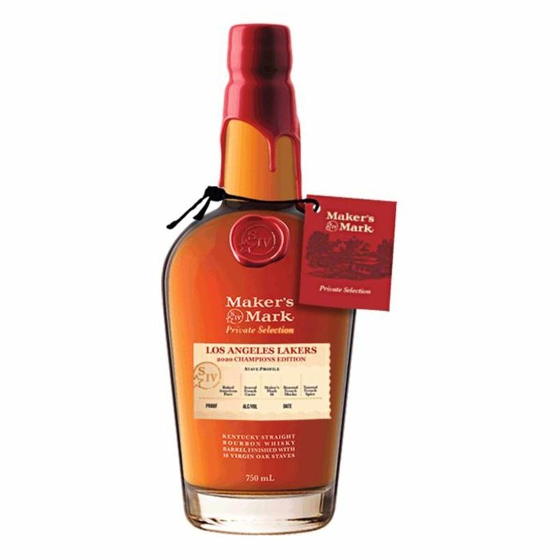 Maker's Mark Cask Strength Kentucky Straight Bourbon Whiskey Private Wood Finish Selection Lakers 2020 - LoveScotch.com