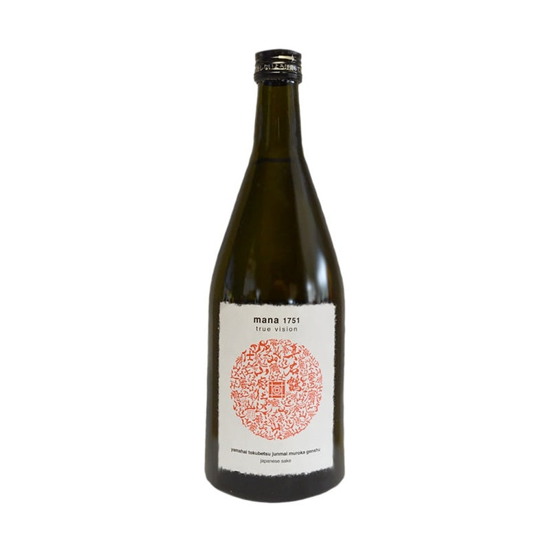 Mana 1751 True Vision Yamahai Tokubetsu Junmai Sake bottle