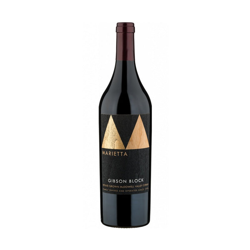 Marietta Gibson Block Syrah bottle