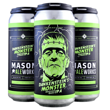 Mason Ale Works 'Dankenstein's Monster' Unfiltered DIPA Beer 4-Pack - ForWhiskeyLovers.com