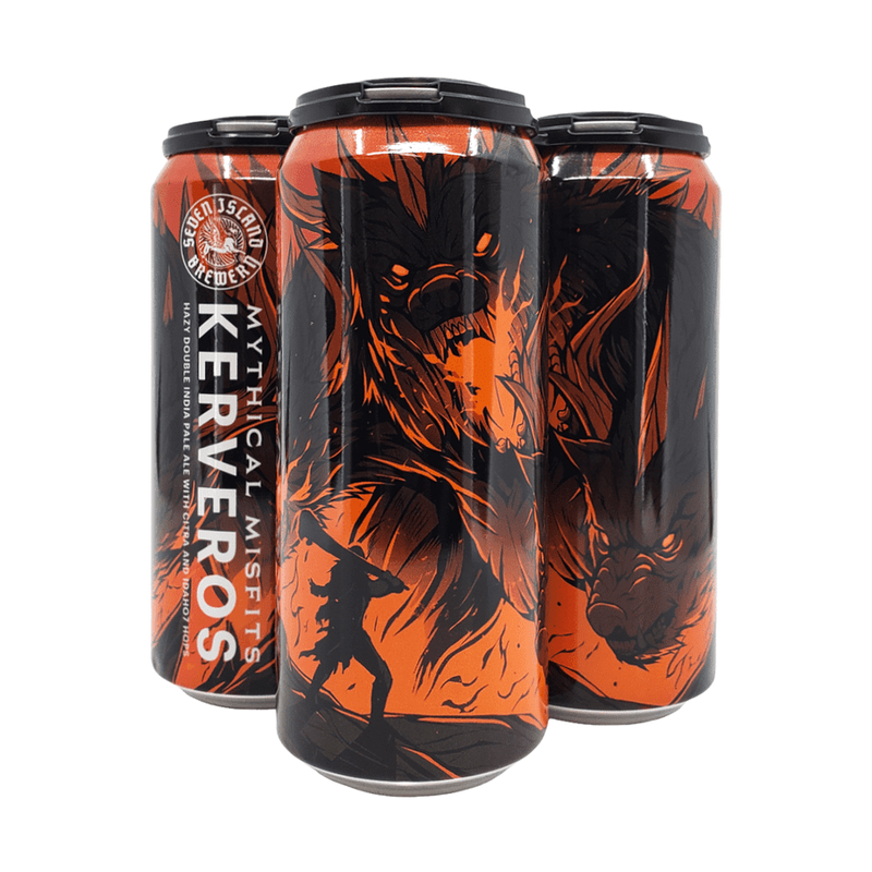 Mason Ale Works 'Mythical Misfits Kerveros' Hazy DIPA Beer 4-Pack - LoveScotch.com 