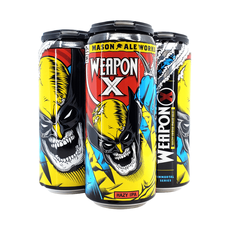 Mason Ale Works 'Weapon X' Hazy IPA Beer 4-Pack - ForWhiskeyLovers.com