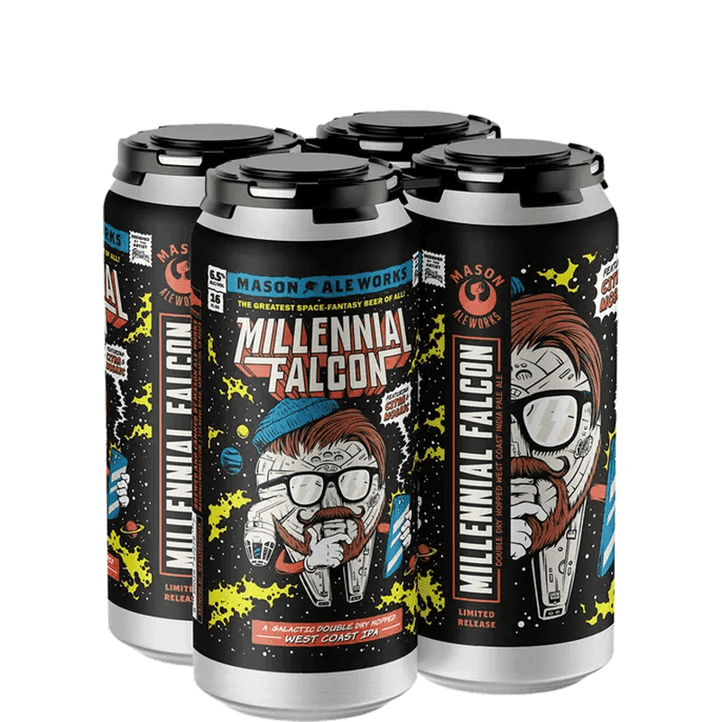 Mason Aleworks 'Millennial Falcon' DDH West Coast IPA 4-Pack - LoveScotch.com 