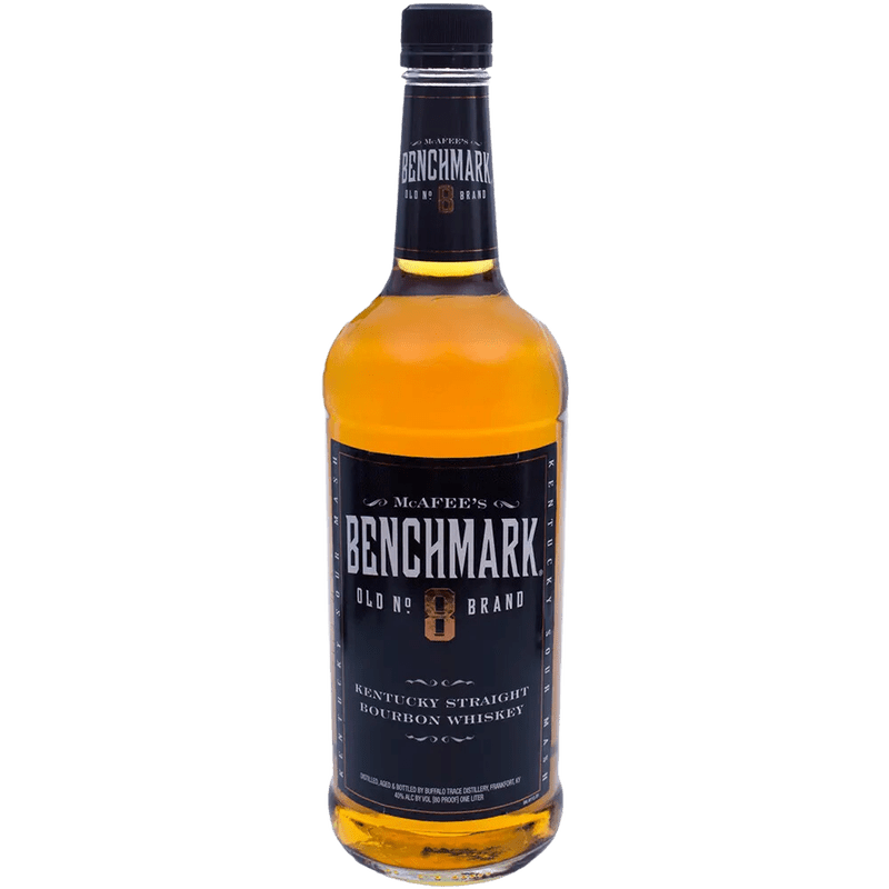 McAfee's Benchmark Old No. 8 Kentucky Straight Bourbon Whiskey 1 Liter - LoveScotch.com