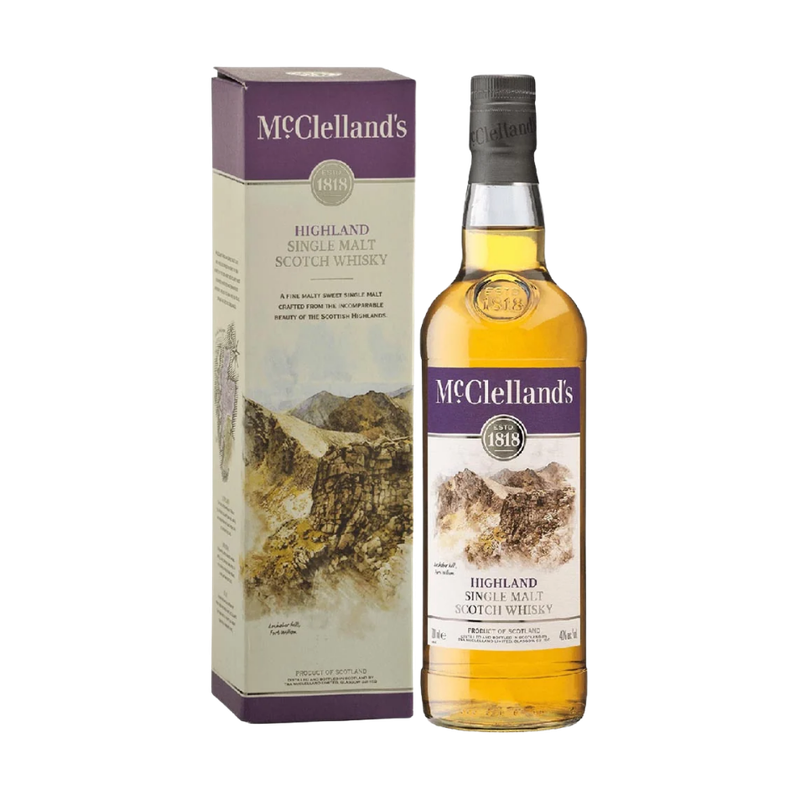 McClelland's Highland Single Malt Scotch Whisky Gift Box - LoveScotch.com