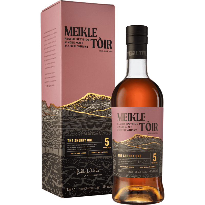 Meikle Toir 'The Sherry One' 5 Year Old Peated Speyside Single Malt Scotch Whisky - LoveScotch.com 