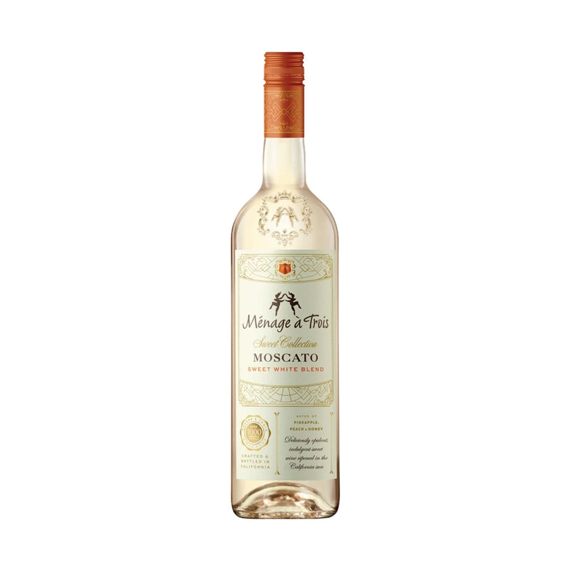 Ménage à Trois Moscato Sweet White Blend 750ml bottle