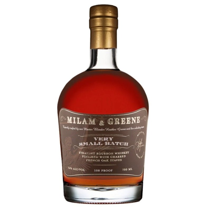 Milam & Greene Very Small Batch Charred French Oak Finish Straight Bourbon Whiskey - LoveScotch.com 