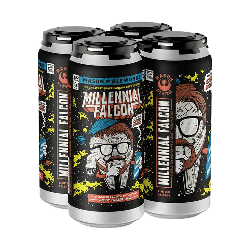 Mason Aleworks 'Millennial Falcon' DDH West Coast IPA 4-Pack - LoveScotch.com 