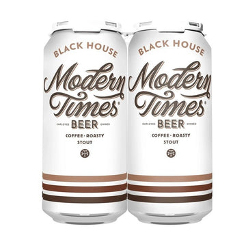 Modern Times 'Black House' Coffee Roasty Stout Beer 4-Pack - ForWhiskeyLovers.com