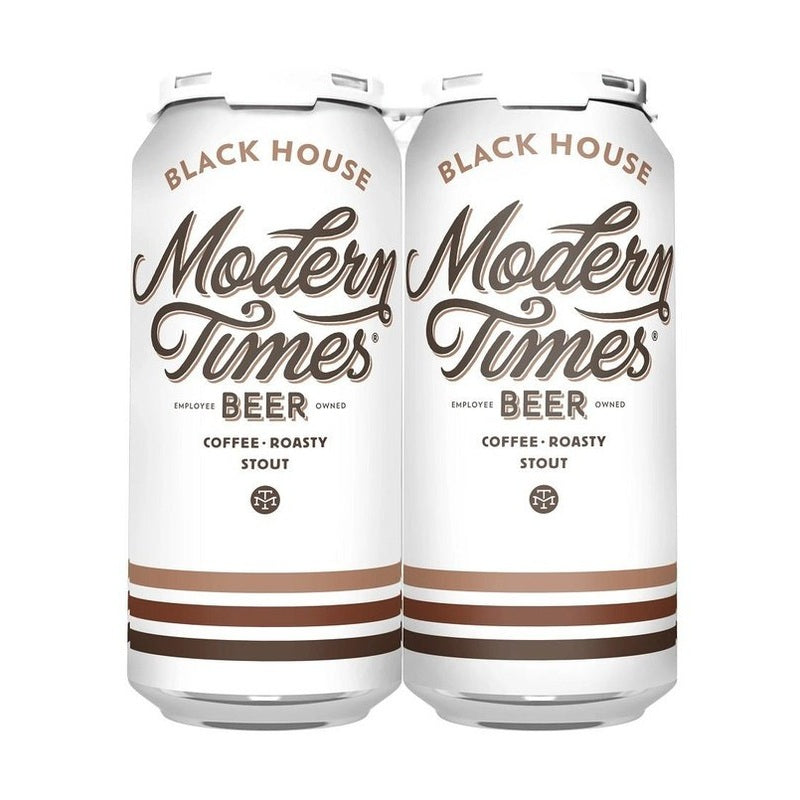 Modern Times 'Black House' Coffee Roasty Stout Beer 4-Pack - ForWhiskeyLovers.com