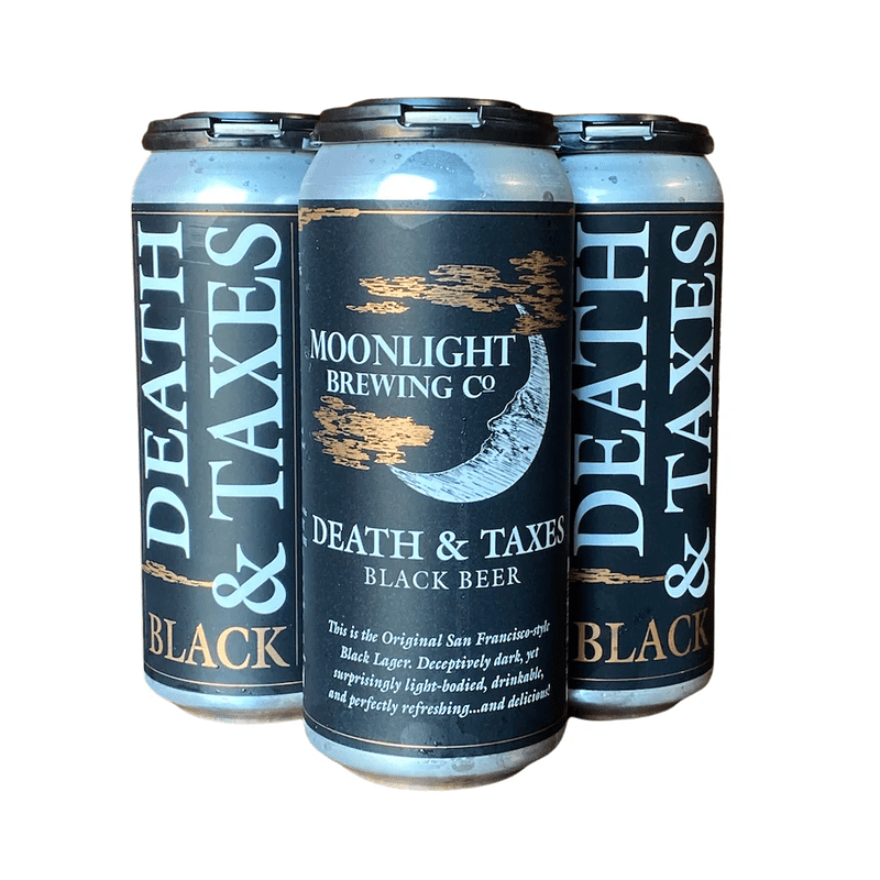 Moonlight Brewing Co. 'Death & Taxes' Black Beer 4-Pack - LoveScotch.com 