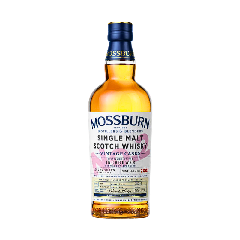 Mossburn Vintage Casks No. 2 Inchgower 10 Year Single Malt Scotch Whisky - LoveScotch.com