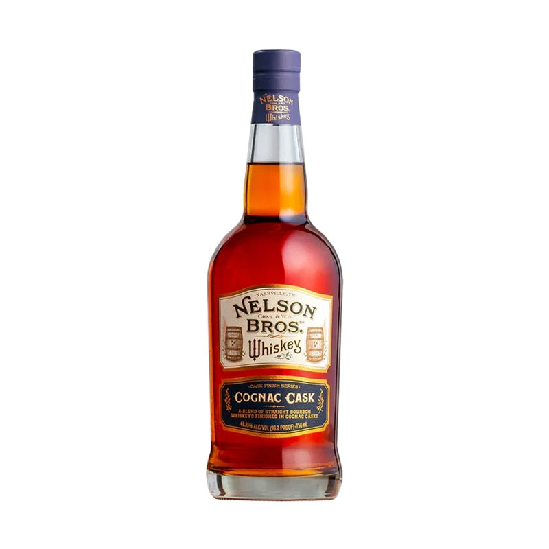 Nelson Bros. Cognac Cask Finish Bourbon Whiskey 750ml bottle