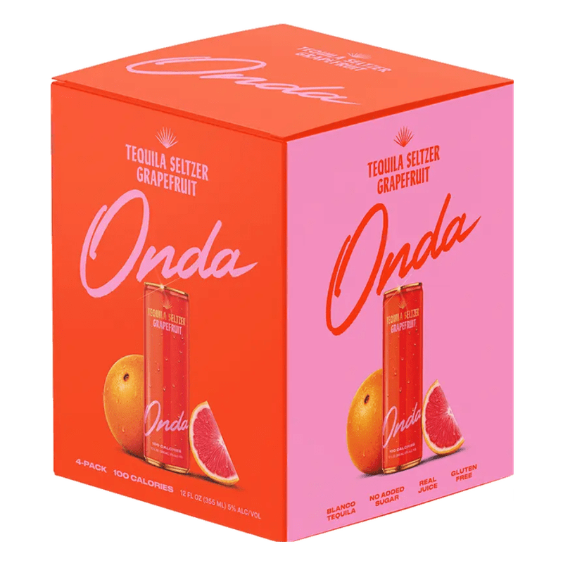 ONDA Tequila Seltzer 'Grapefruit' 4-Pack - LoveScotch.com