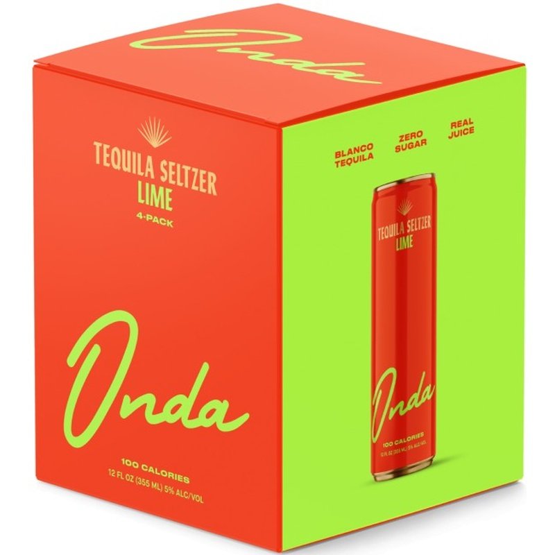 ONDA Tequila Seltzer 'Lime' 4-Pack - LoveScotch.com