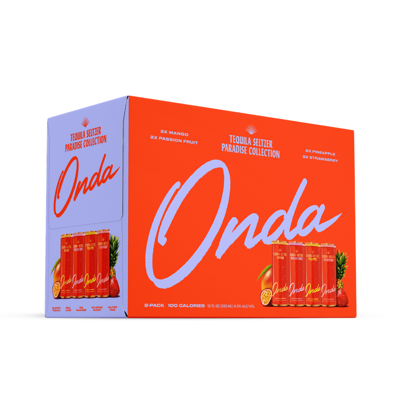 ONDA Tequila Seltzer 'Paradise Collection' 8-Pack - LoveScotch.com